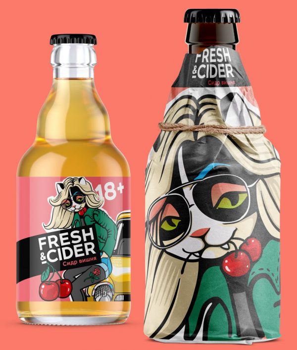 21種令人敬畏的蘋果酒蘋果飲料包裝設計(圖8)