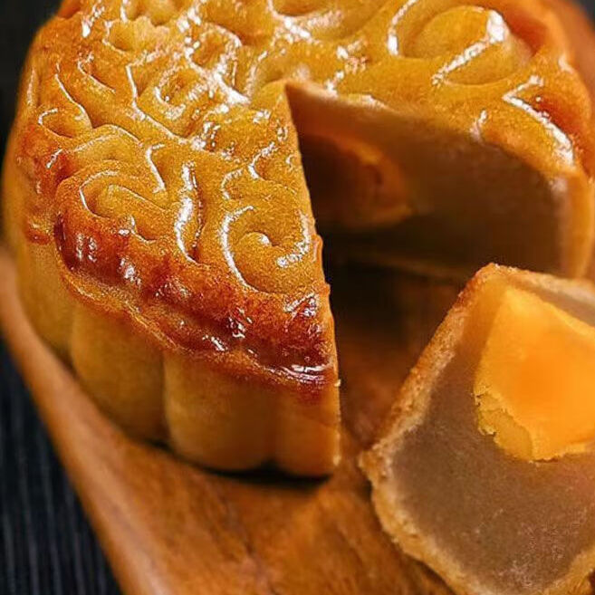 酥園康 廣式月餅 蓮蓉蛋黃味 26g*20袋包裝禮盒產(chǎn)品包裝創(chuàng)意設(shè)計欣賞(圖2)