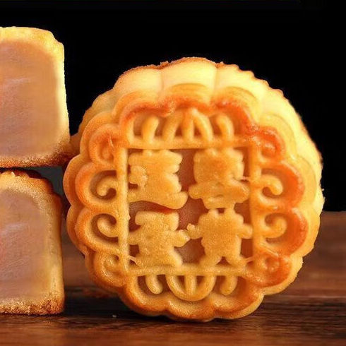 酥園康 廣式月餅 蓮蓉蛋黃味 26g*20袋包裝禮盒產(chǎn)品包裝創(chuàng)意設(shè)計欣賞(圖4)