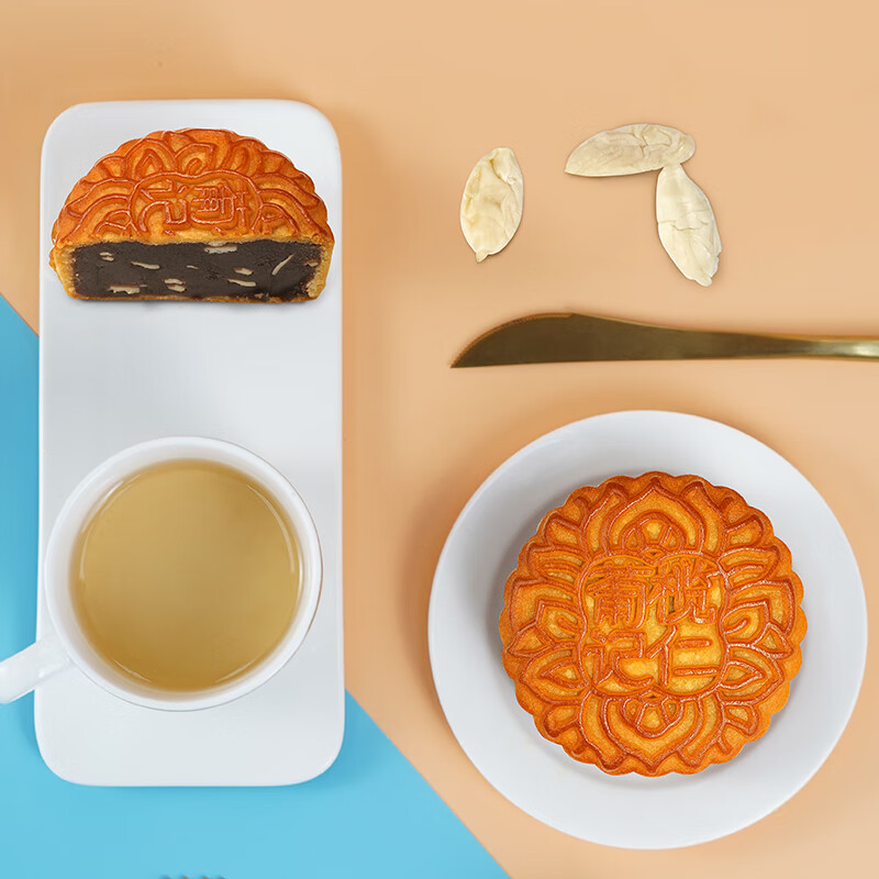 葡記 欖仁豆沙廣式月餅 720g 禮盒裝包裝禮盒產(chǎn)品包裝創(chuàng)意設計欣賞(圖5)