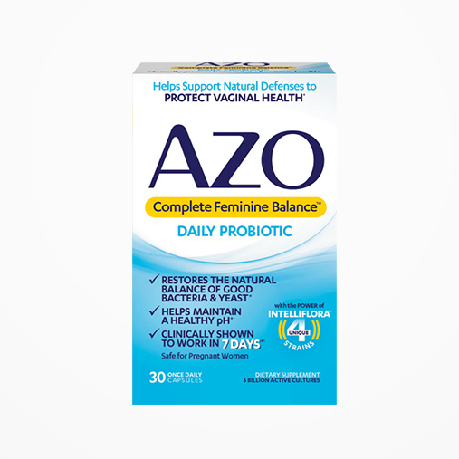 AZO 女性平衡益生菌 30粒保健產品包裝創(chuàng)意設計欣賞(圖2)