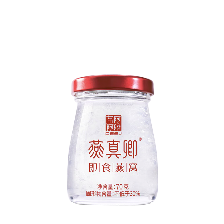 DEEJ 東阿阿膠 即食燕窩 70g*15瓶 禮盒裝保健產(chǎn)品包裝創(chuàng)意設計欣賞(圖1)