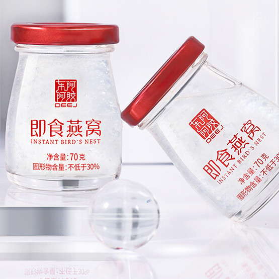 DEEJ 東阿阿膠 即食燕窩 70g*15瓶 禮盒裝保健產(chǎn)品包裝創(chuàng)意設計欣賞(圖2)