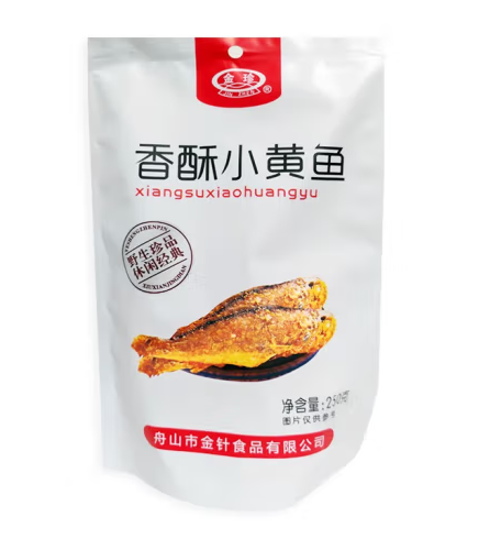 香酥小黃魚包裝袋設計作品欣賞(圖1)