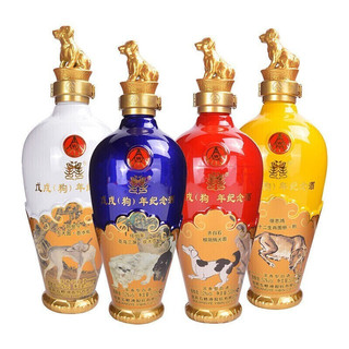 創(chuàng)意酒包裝設(shè)計五糧液生肖紀(jì)念酒戊戌狗年濃香型白酒瓶禮盒裝產(chǎn)品包裝設(shè)計欣賞(圖3)
