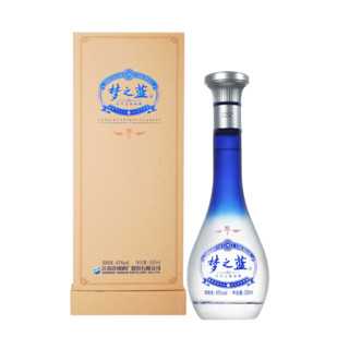 創(chuàng)意酒包裝設(shè)計(jì)洋河夢(mèng)之藍(lán)藍(lán)色經(jīng)典濃香型白酒單瓶裝產(chǎn)品包裝設(shè)計(jì)欣賞(圖2)