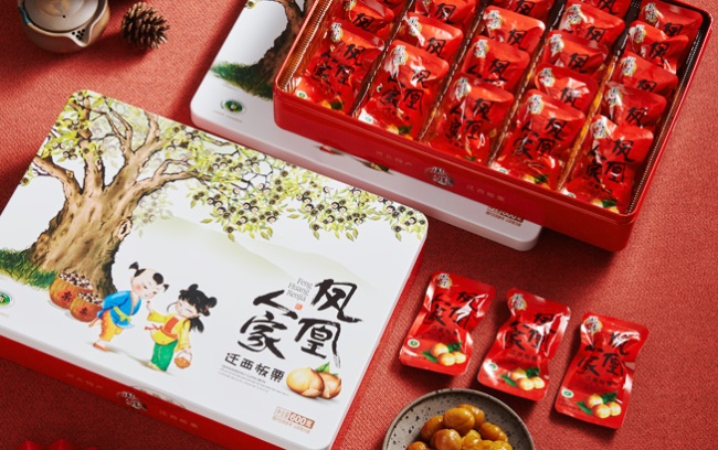 鳳凰人家品牌logo與食品包裝設(shè)計欣賞(圖2)