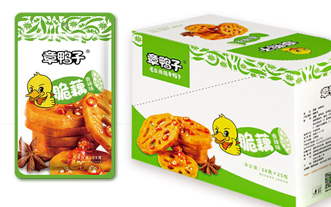 章鴨子品牌logo與食品包裝設(shè)計欣賞(圖2)