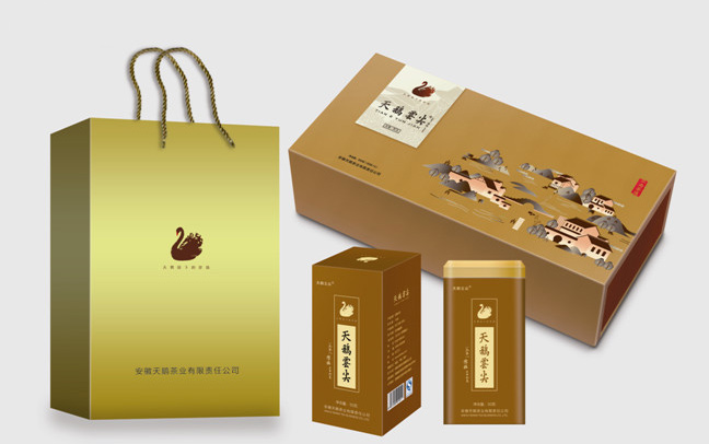 天鵝茶業(yè)食品包裝設(shè)計(jì)欣賞(圖2)