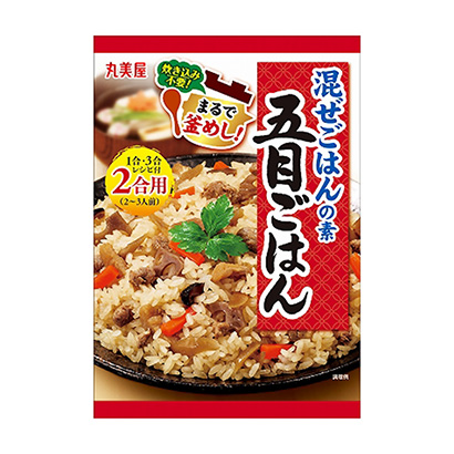 包裝設計公司推薦混合米飯的素什錦飯丸美屋食品工業(yè)包裝設計欣賞(圖1)